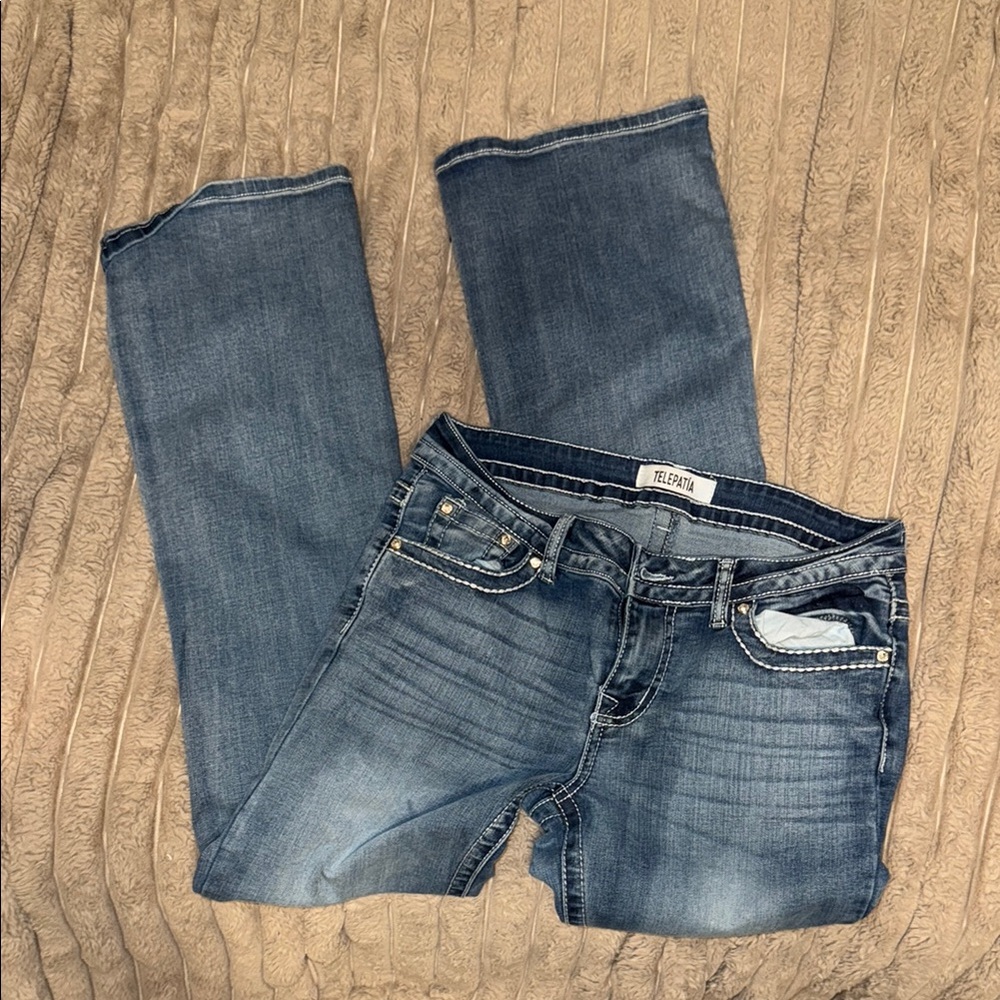 Blue Denim Women's Jeans by Rewash